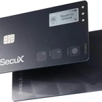 SecuX Shield Bio Crypto Hardware Wallet - Secure Biometric Authentication, Cold Storage Card for NFT, Bitcoin, Ethereum, Cardano, ERC20, BEP20, and More