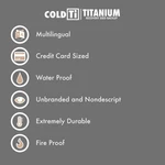 ColdTi: Cryptocurrency Seed Storage (Double Plate)