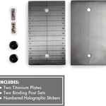 ColdTi: Cryptocurrency Seed Storage (Double Plate)