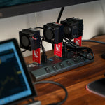 3 x GekkoScience COMPAC F with Fan Upgrade + Bitcoin Merch® 7-Port USB Hub - COMBO Up to 1.05+TH/s
