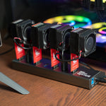 4 x GekkoScience COMPAC F with Fan Upgrade + Bitcoin Merch® 7-Port USB Hub - COMBO Up to 1.2+TH/s