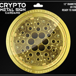 Bitcoin Merch® - Bitcoin Crypto UV-Coated Metal Sign