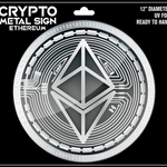 Bitcoin Merch® - Bitcoin Crypto UV-Coated Metal Sign