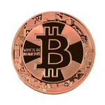 Metal Novelty Cryptocurrency Crypto Physical Commemorative Coin