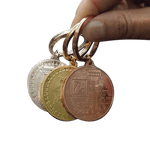 Bitcoin Metal Keychain