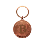 Bitcoin Metal Keychain