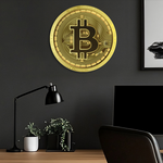 Bitcoin Merch® - Bitcoin Crypto UV-Coated Metal Sign