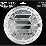 Bitcoin Merch® - Bitcoin Crypto UV-Coated Metal Sign